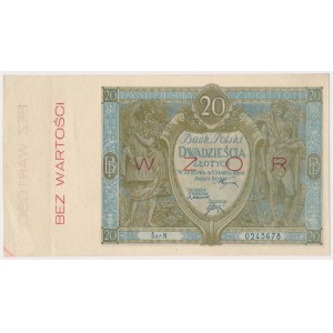 20 złotych 1926 - WZÓR - Ser.N