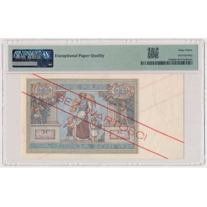 20 złotych 1931 - WZÓR - AA. 1234567