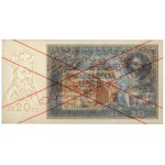 20 złotych 1931 - WZÓR - AA. 1234567