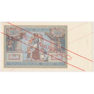 20 złotych 1931 - WZÓR - AT. 1234567