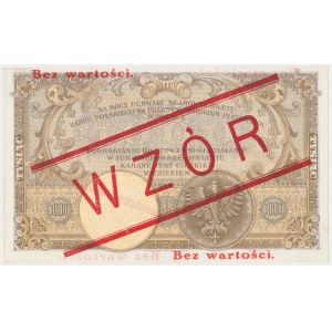 1.000 złotych 1919 - WZÓR