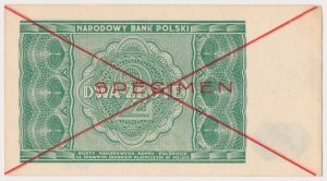 No. 408. 2 zloty 1946 - SPECIMEN