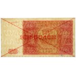 Nr 384. 100 złotych 1946 - SPECIMEN - A 1234567 8900000