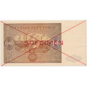 1.000 złotych 1946 - SPECIMEN - B
