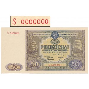 50 złotych 1946 - S 0000000
