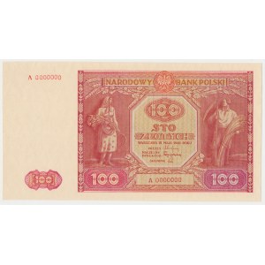 100 złotych 1946 - A 0000000