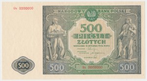 500 złotych 1946 - Dz 0000000