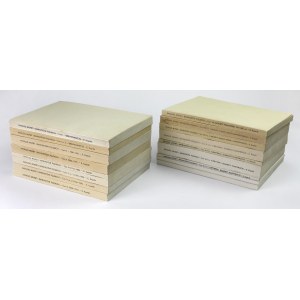 Kopicki, Katalog monet polskich, wydanie I - prawie KOMPLET - Tomy I-IX + Skorowidz
