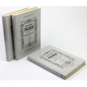 Dawne monety polskie, K. Stronczyński - Komplet (3szt) - REPRINT