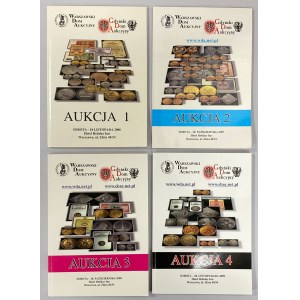 WDA/GDA katalogi aukcyjne 2006-2009 (4szt)