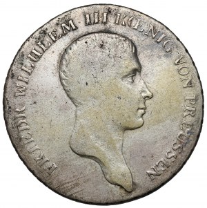 Prussia, Friedrich Wilhelm III, Thaler 1814-A, Berlin - WILHLEM error