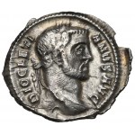 Dioklecjan (284-305 n.e.) Argenteus, Rzym - rzadki nominał