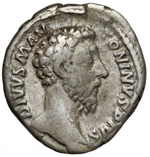 Marek Aureliusz (161-180 n.e.) Denar pośmiertny