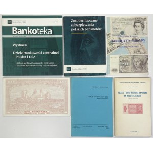 Zestaw broszur numizmatycznych o pieniądzu papierowym (6szt)