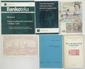 Set of numismatic brochures about paper money (6pcs)