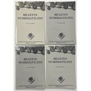 Biuletyn Numizmatycznych 2009 (4szt)