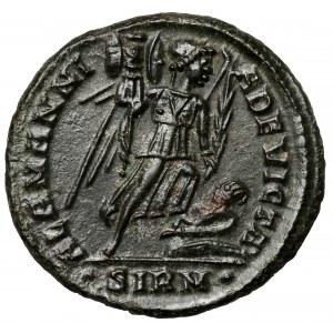 Konstantyn II (337-340 n.e.) Follis, Sirmium - ALEMANNIA DEVICTA