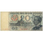 DRUK PRÓBNY Miasta Polskie, 20 złotych 1965