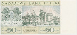 Vzorka tlače poľských miest, 50 zlotých 1964