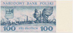 ÉCHANTILLON D'IMPRESSION DES VILLES DE POLOGNE, 100 zlotys 1965 - Katowice