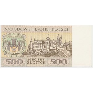 DRUK PRÓBNY Miasta Polskie, 500 złotych 1965