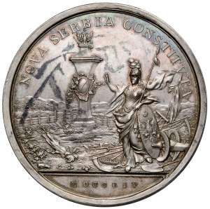 Elżbieta, Medal Nowa Serbia 1754 - w SREBRZE