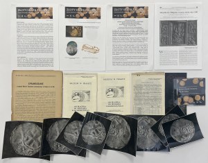 Materiály z numizmatických výstav Zlatý poklad Košíc a Praška + Správa WNA 1892