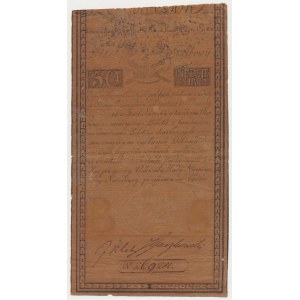 50 złotych 1794 - filigran GR (Georgius Rex) - RZADKOŚĆ
