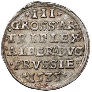 Prusy, Albrecht Hohenzollern, Trojak Królewiec 1535