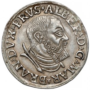 Prussia, Albrecht Hohenzollern, Trojak Königsberg 1537