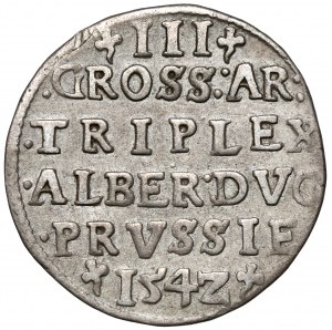Prussia, Albrecht Hohenzollern, Trojak Königsberg 1542