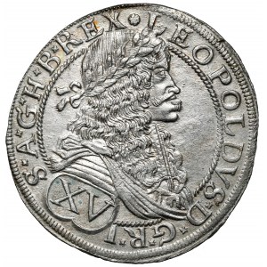 Austria, Leopold I, 15 krajcarów 1675, Wiedeń
