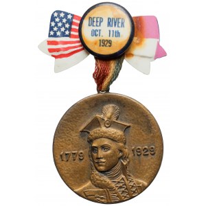 USA, Medal 1929 - Kazimierz Pułaski