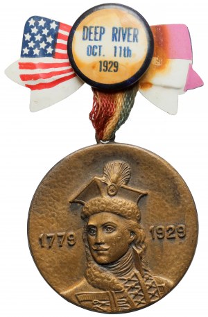 USA, Medal 1929 - Kazimierz Pułaski