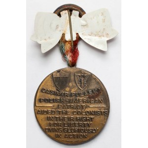 USA, Medal 1929 - Kazimierz Pułaski