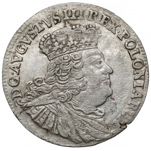 August III Sas, Szóstak Lipsk 1755 EC