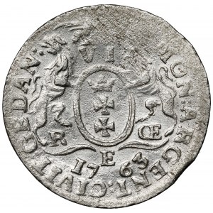 August III Sas, Szóstak Gdańsk 1763 REOE