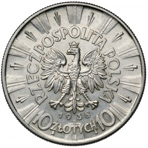 Piłsudski 10 złotych 1938