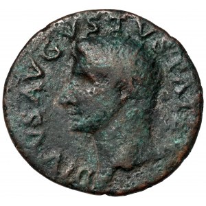 Oktawian August (27 p.n.e.-14 n.e.), Dupondius pośmiertny wybity za panowania Tyberiusza (14-37 n.e.)