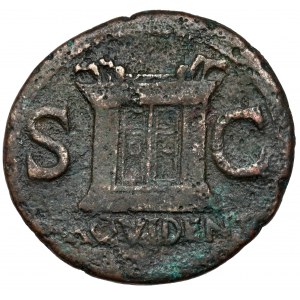 Oktawian August (27 p.n.e.-14 n.e.), Dupondius pośmiertny wybity za panowania Tyberiusza (14-37 n.e.)
