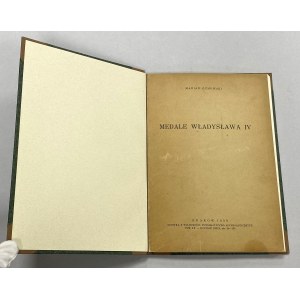 Medale Władysława IV [nadbitka], M. Gumowski, Kraków 1939