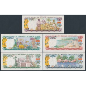 Bahamas, 50 Cents - 10 Dollars 1965 (5pcs)