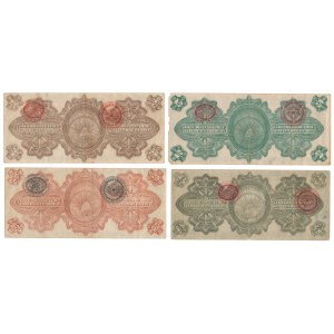 Mexico, 1 - 50 Pesos 1914 - REVALIDADO (4pcs)