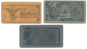 Mexique, 5, 10 et 20 Centavos ND (3pc)