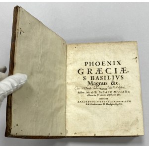 Phoenix Graeciae, S. Basilius Magnus, Kraków 1659