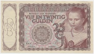 Netherlands, 25 Gulden 1944