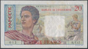Tahiti, 20 Francs ND