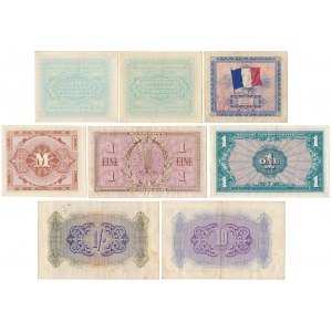 Banknoty MIX, w tym Okupacja aliancka (8szt)