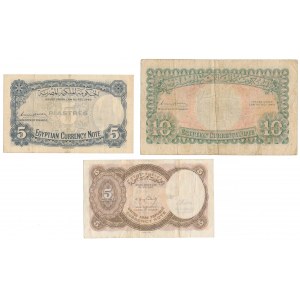 Egypt, United Arab Republic - set of banknotes (3pcs)