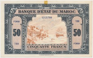 Maroko, 50 frankov 1944